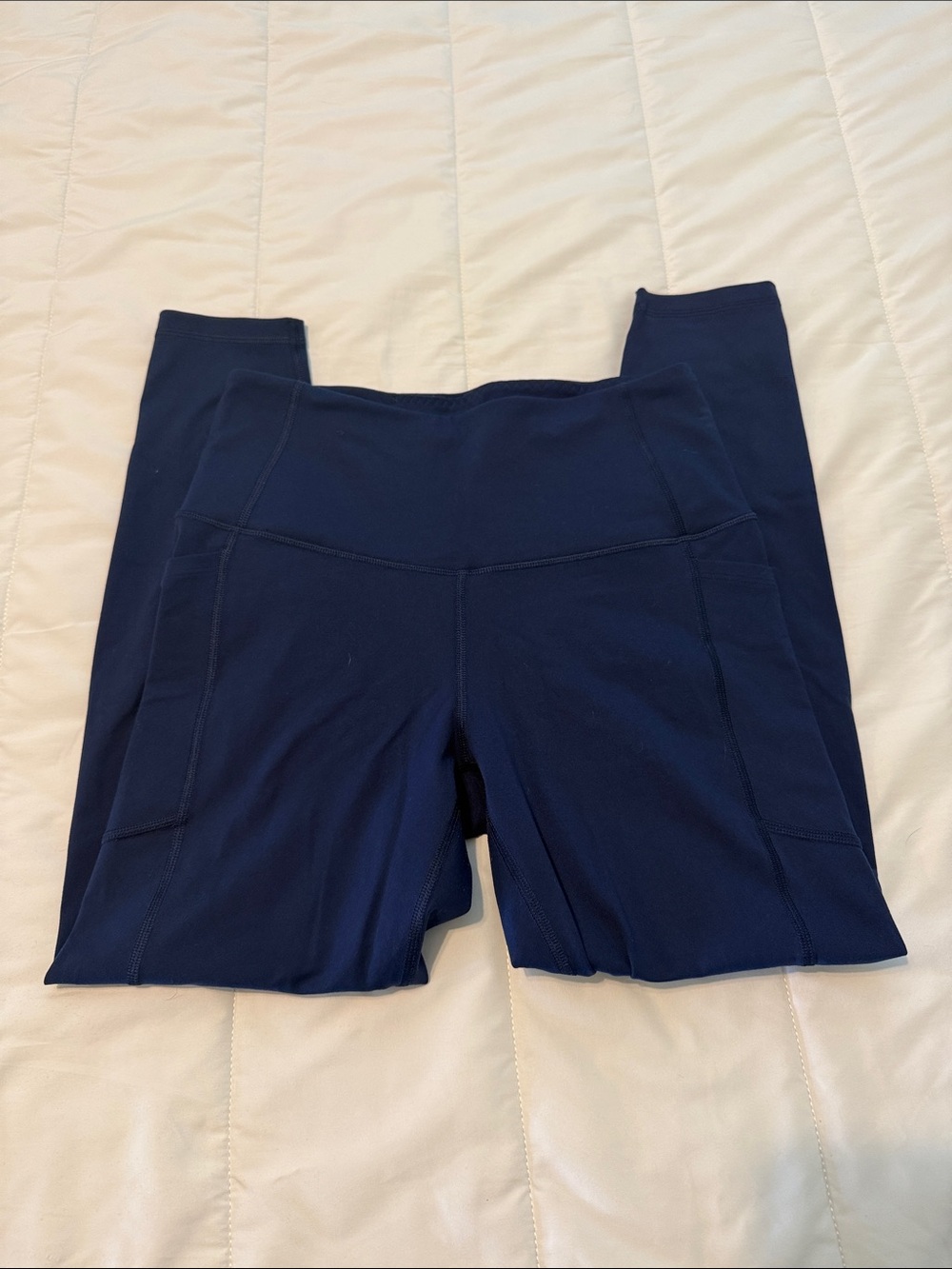 Victoria’s Secret Sport Navy High-Waist Leggings with Side Pockets